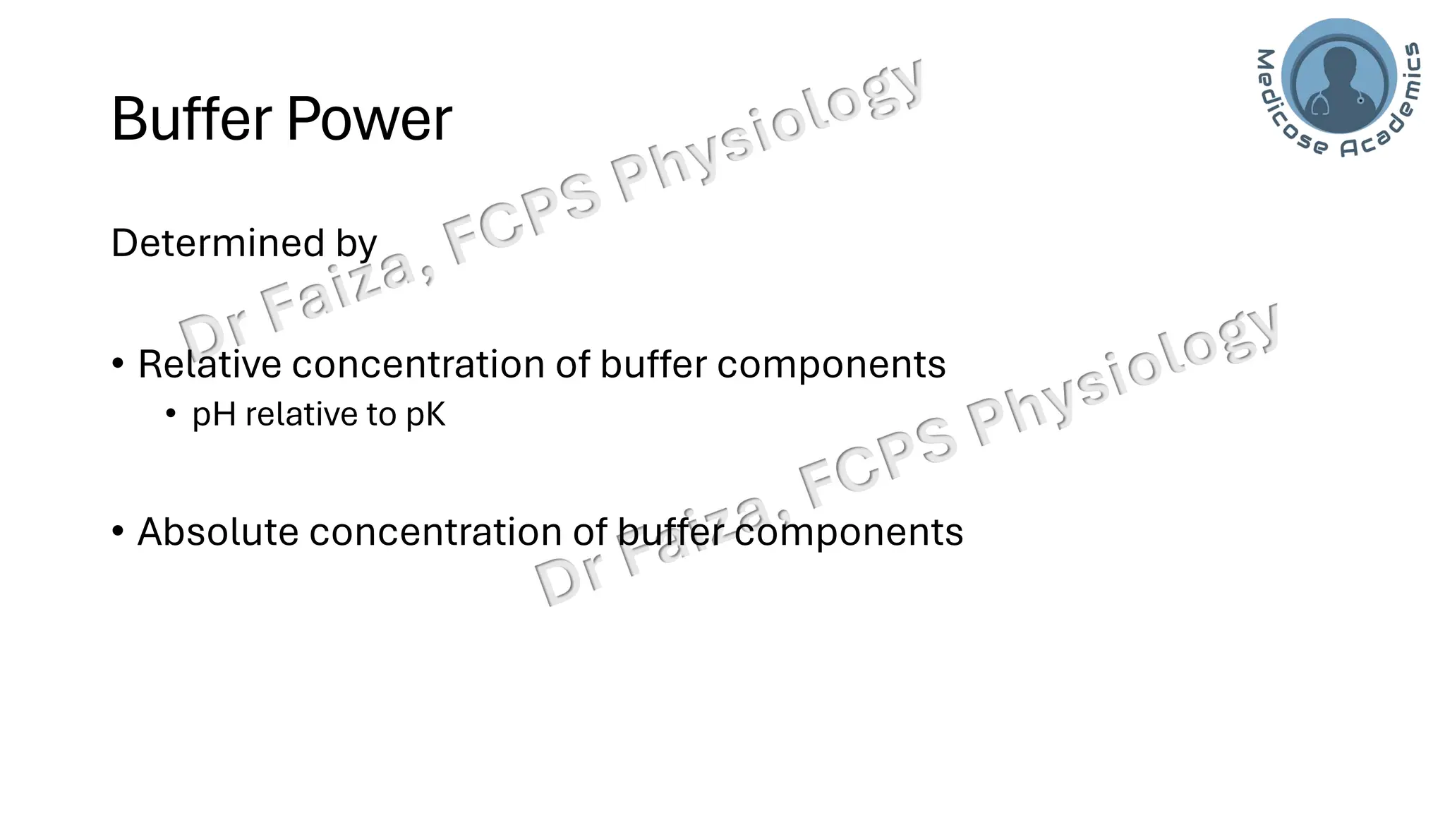 Acid base balance; interpretation & lines of defence