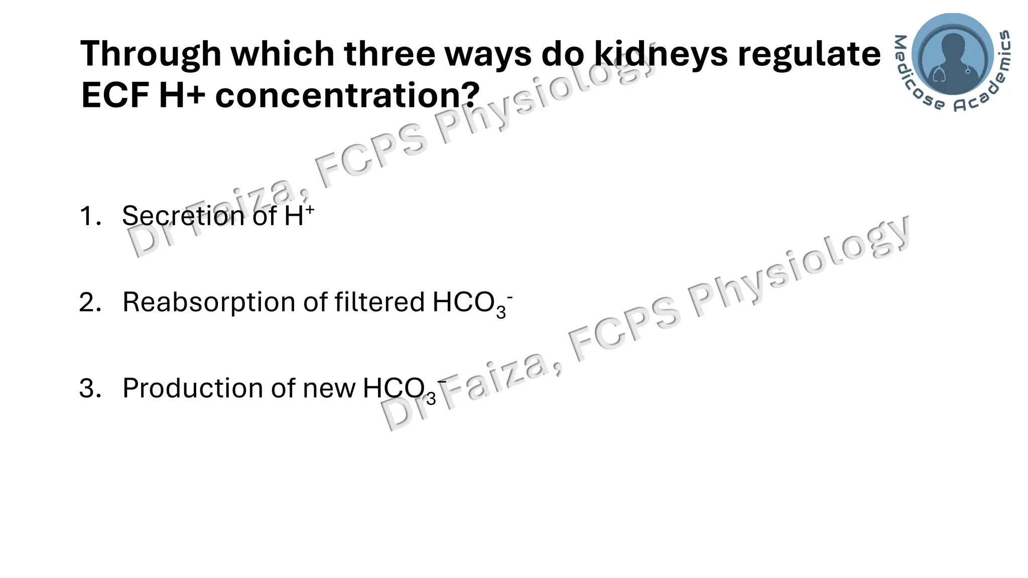 Acid base balance; interpretation & lines of defence