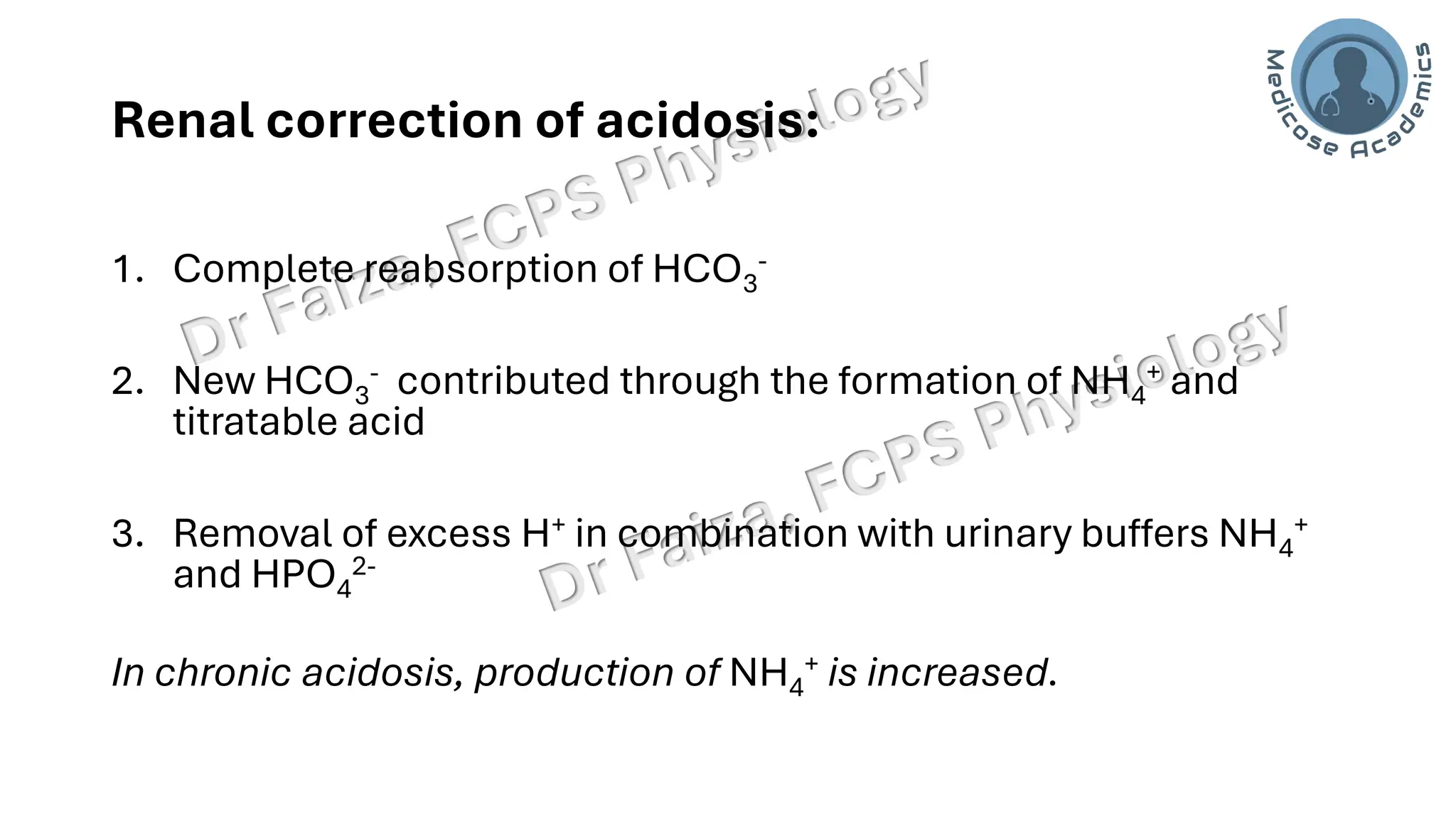 Acid base balance; interpretation & lines of defence