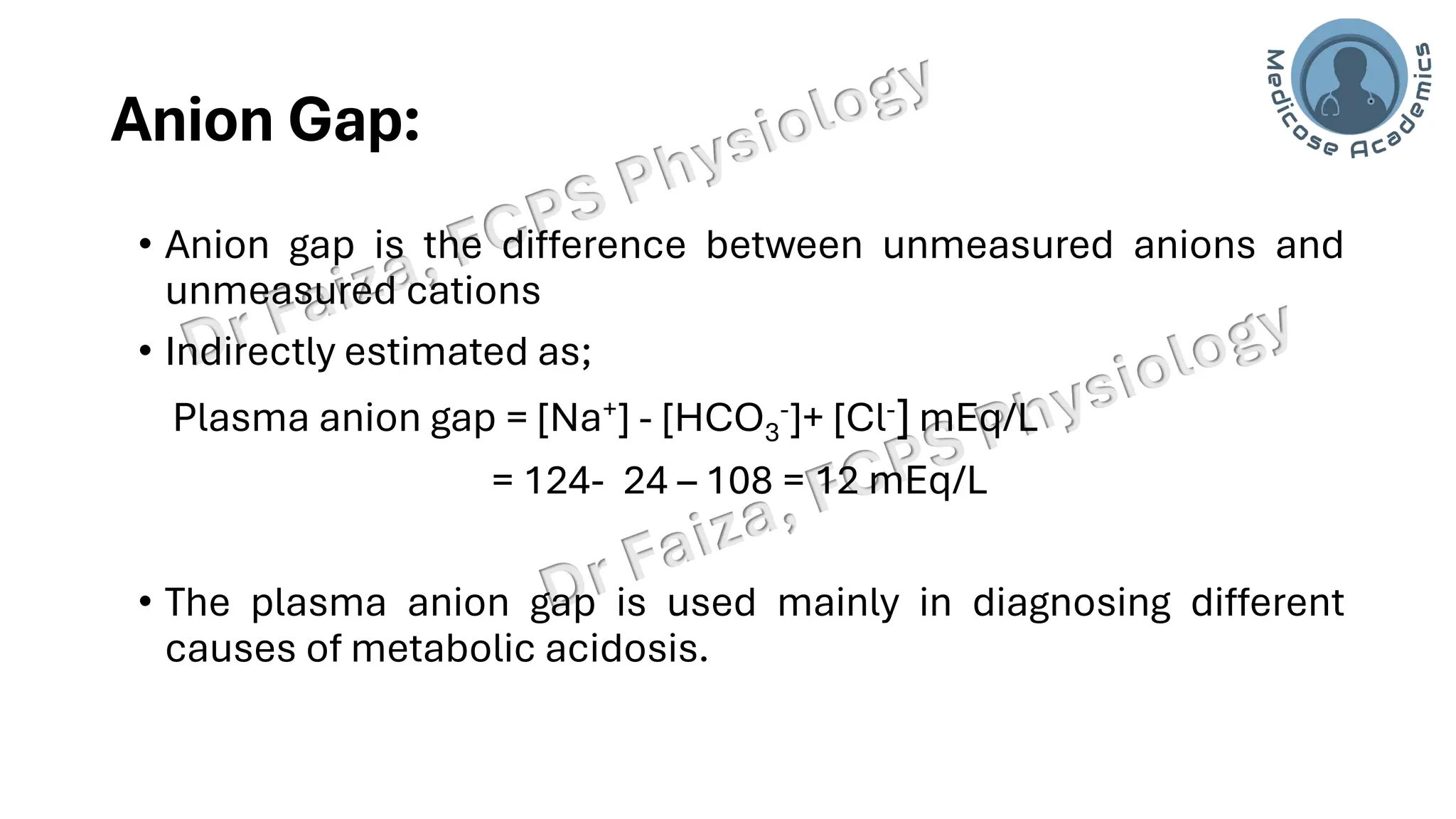 Acid base balance; interpretation & lines of defence