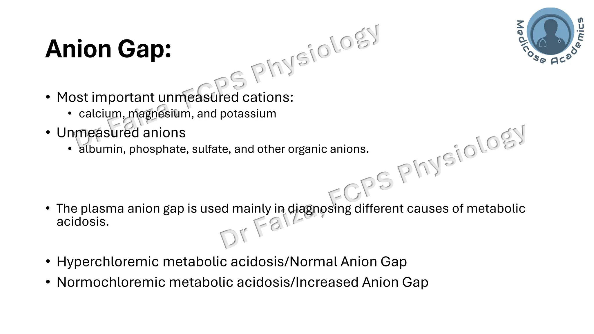 Acid base balance; interpretation & lines of defence