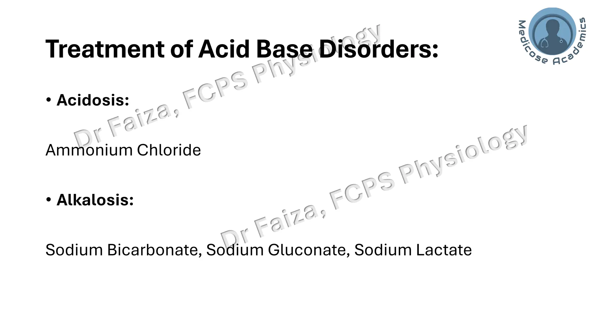 Acid base balance; interpretation & lines of defence