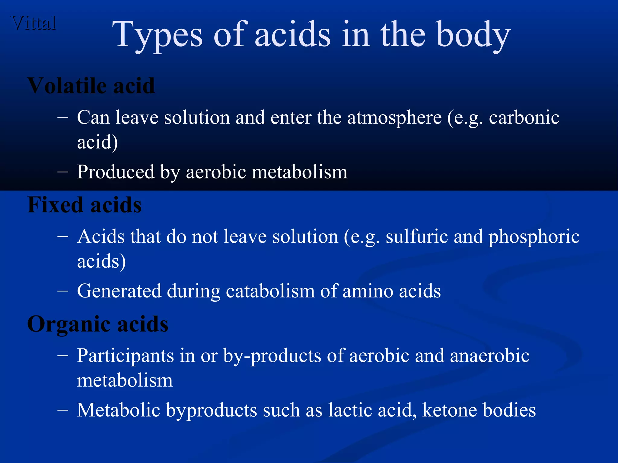 Acid-Base Balance : Basics | PPT