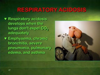 Three major chemical buffer systems