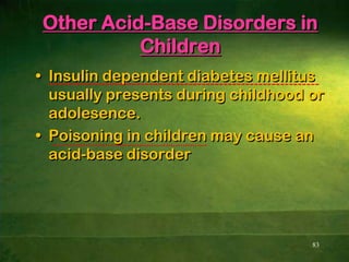 50RESPIRATORY ACIDOSISCO2CO2HCO3-CO2CO2H2CO3:220 breathing is suppressed holding CO2 in body