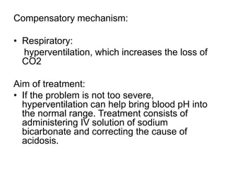 Acid base disorder | PPTX