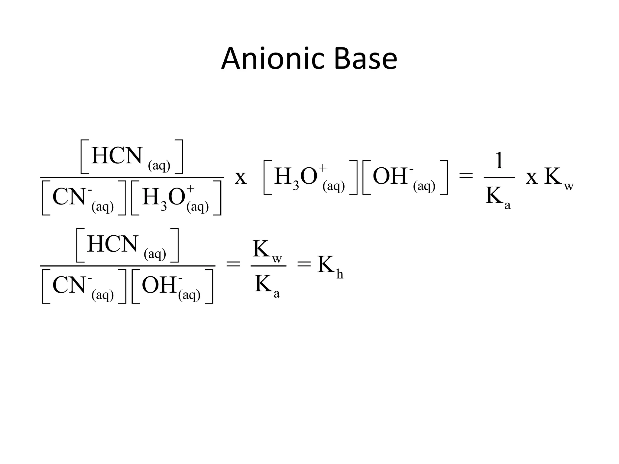 Anionic Base