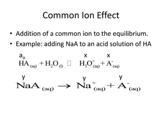 Acid Base Equilibrium | PPTX