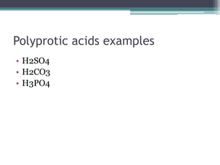 Acid Base Equilibrium | PPTX