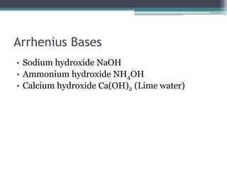 Anhydrous Base Acid Base Equilibrium | PPTX