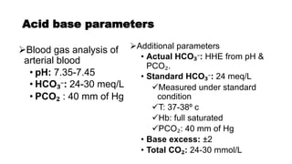 Acid base homeostasis | PPTX