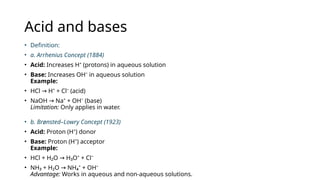 A well discriptive slide on acid Base pH buffers | PPTX