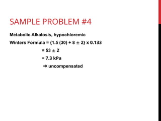 Winters Formula Algorith Comprehensive Guide to Acid-Base Disorders and ABG Interpretation | PPT