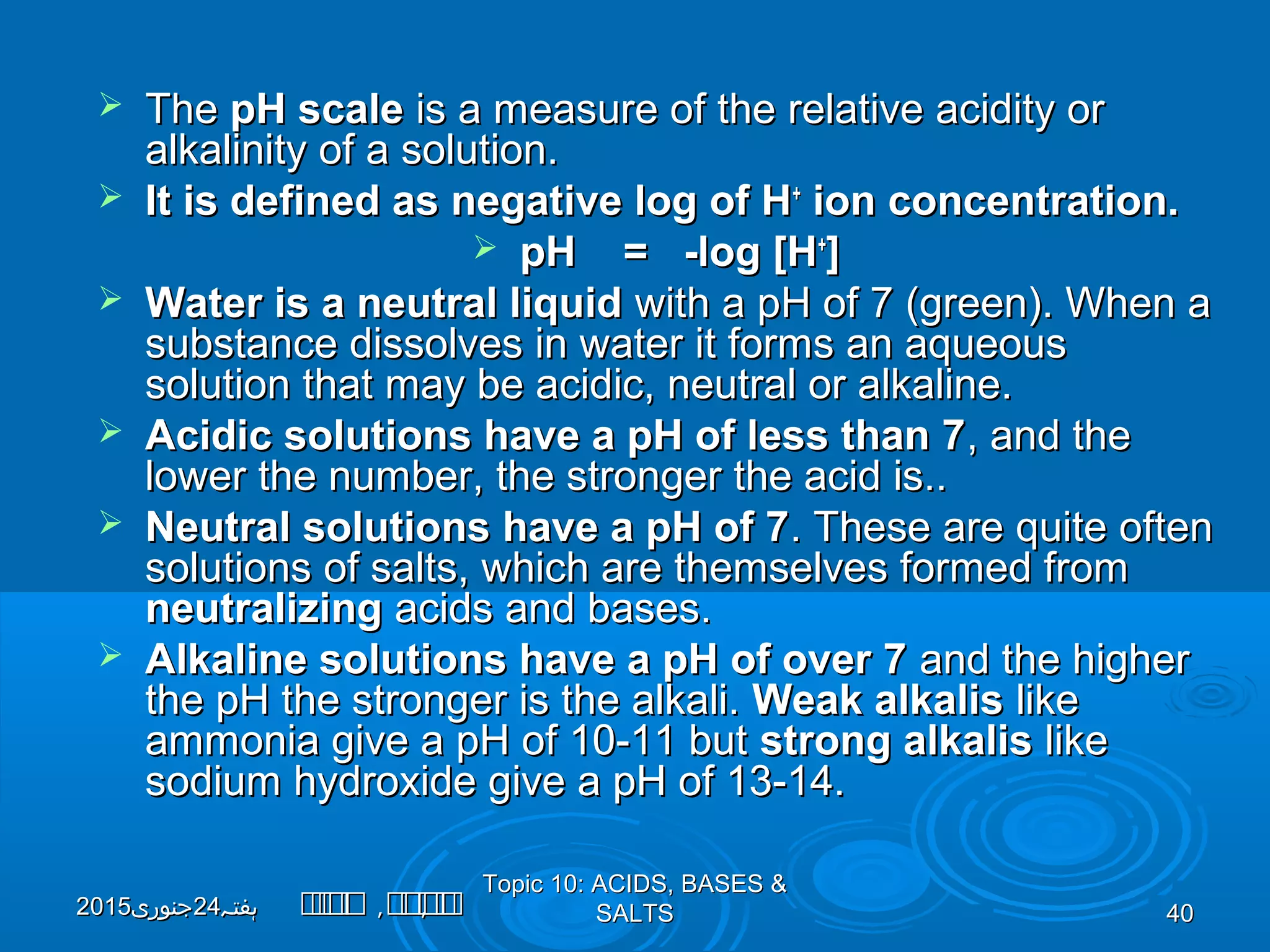 Acid bases and salts.part 1 | PPT