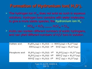 Acid bases and salts | PPT