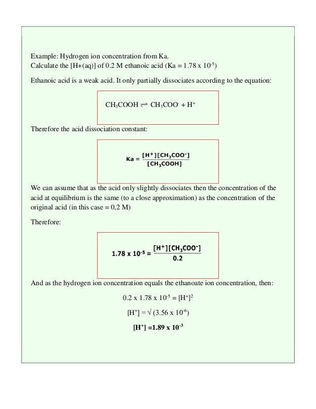 Acid base titration