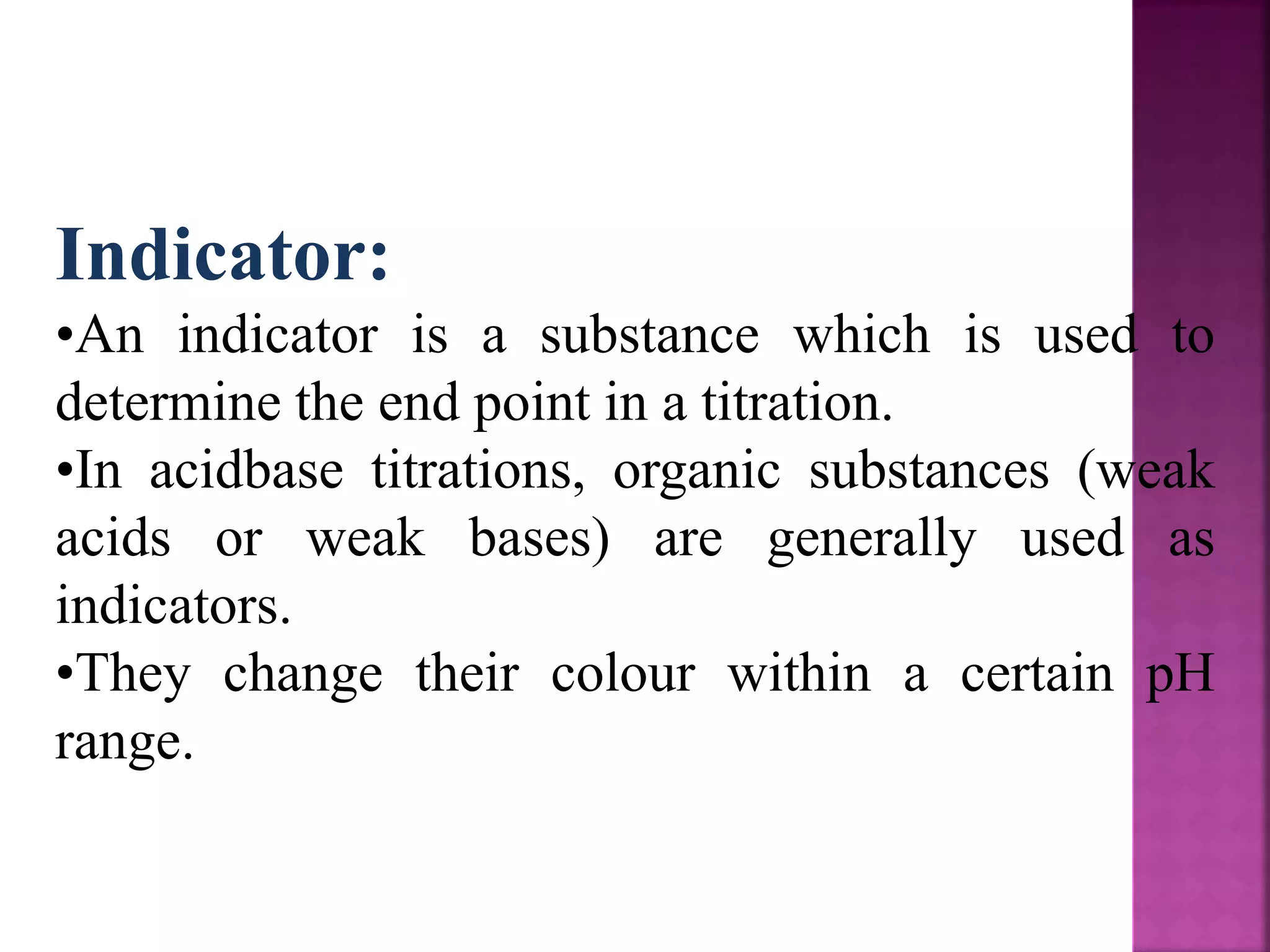Acid base titrations and theory in acid base conepts | PPTX