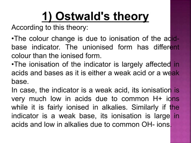Acid base titrations and theory in acid base conepts | PPT