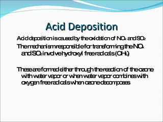 Acid Deposition | PPT
