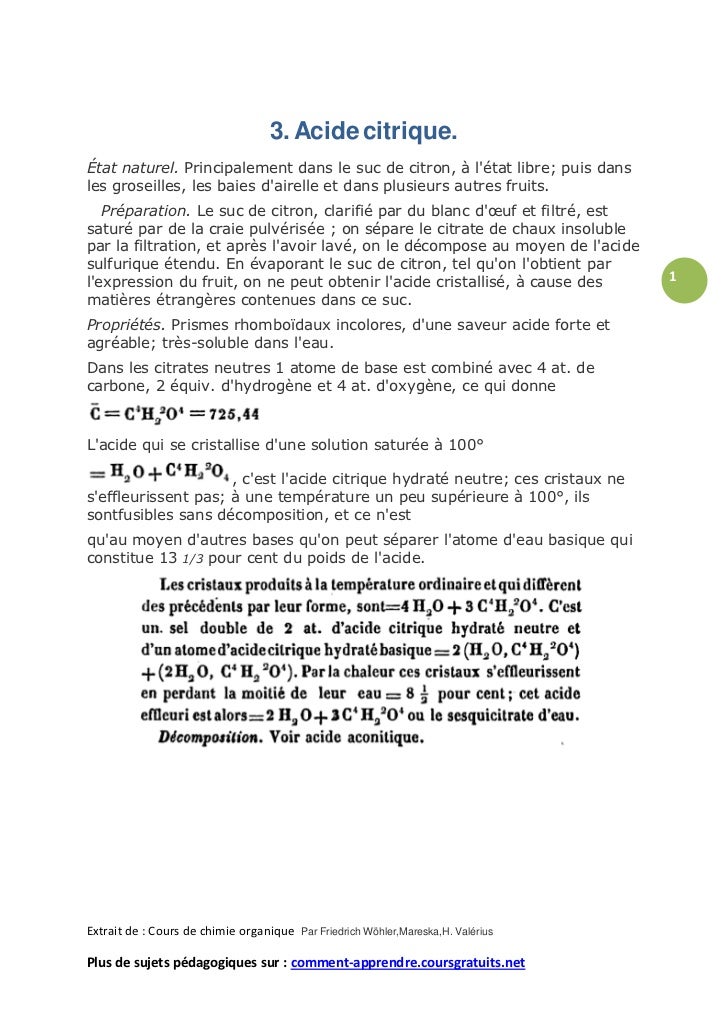 acide citrique, c'est quoi? acide citrique, c'est quoi?