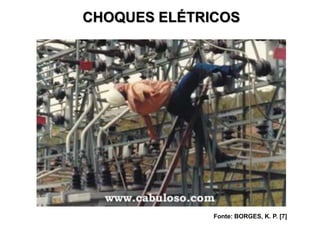 CHOQUES ELÉTRICOS
Fonte: BORGES, K. P. [7]
 