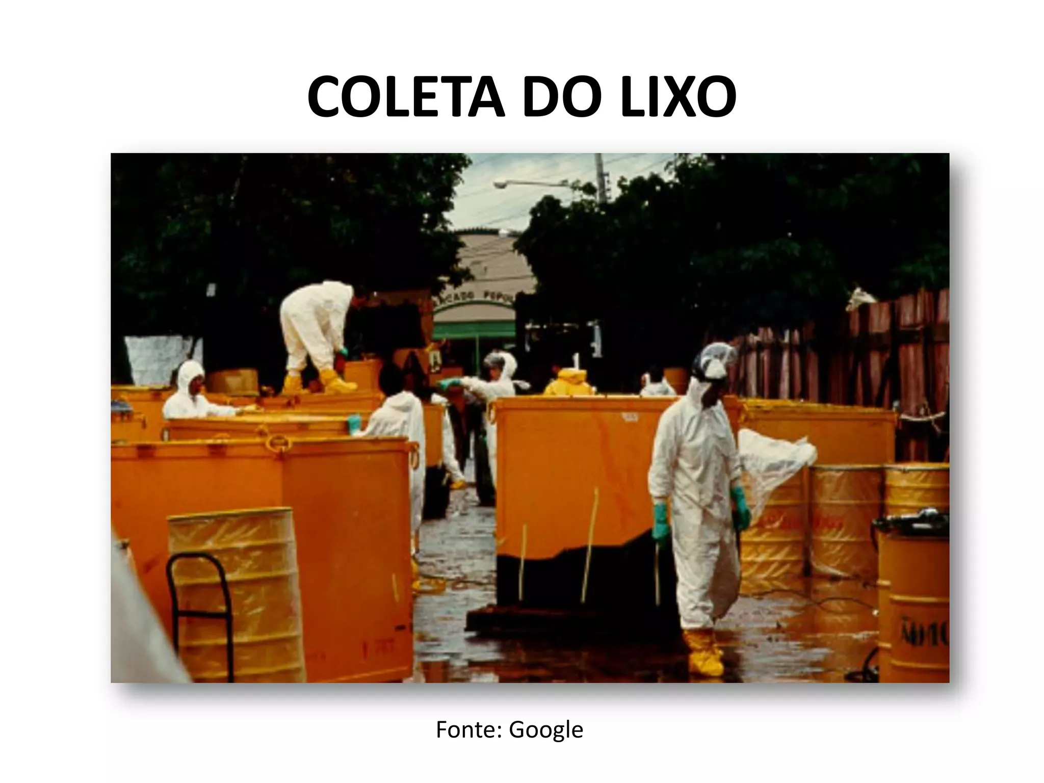 COLETA DO LIXO
Fonte: Google
 