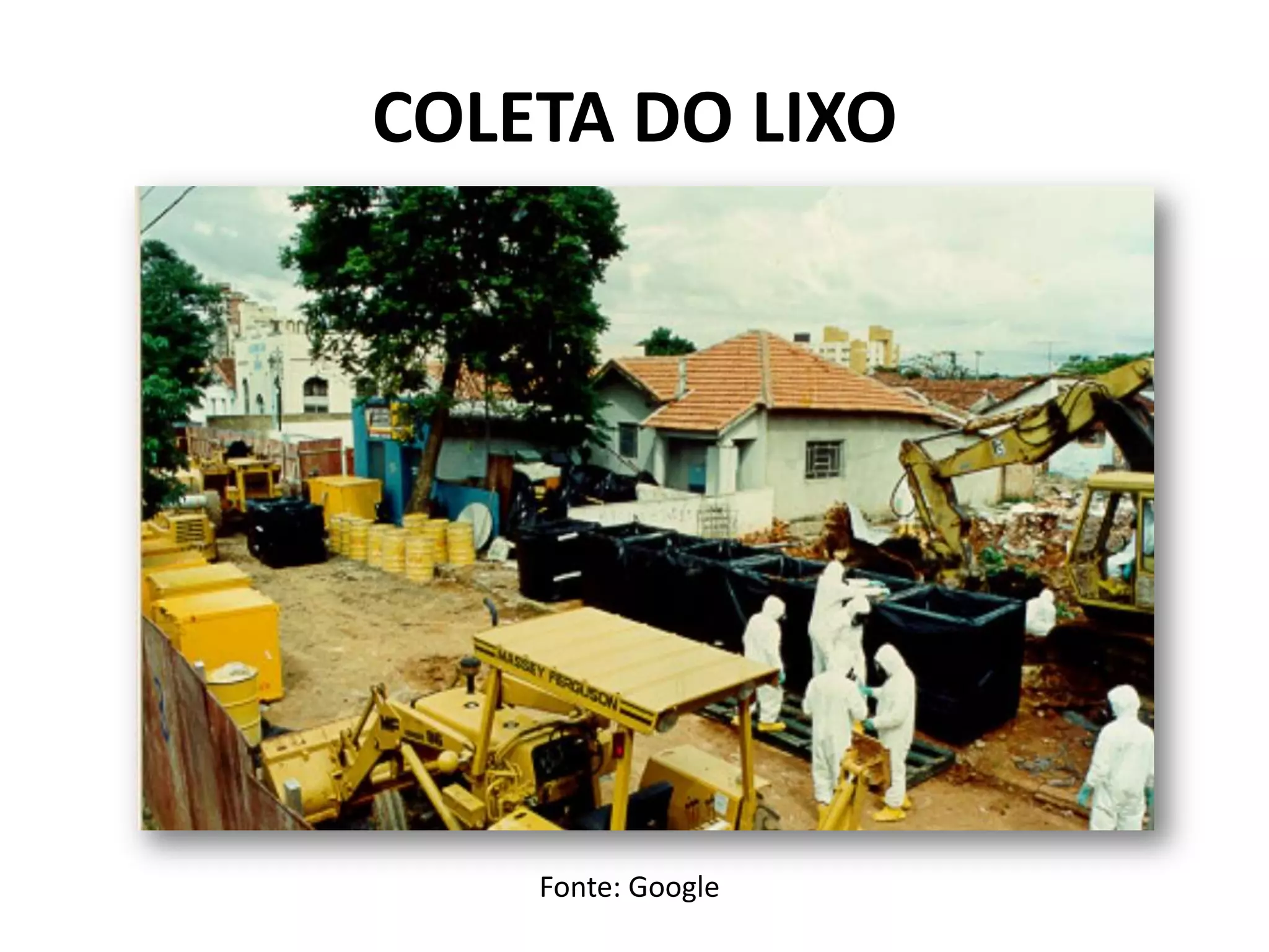 COLETA DO LIXO
Fonte: Google
 