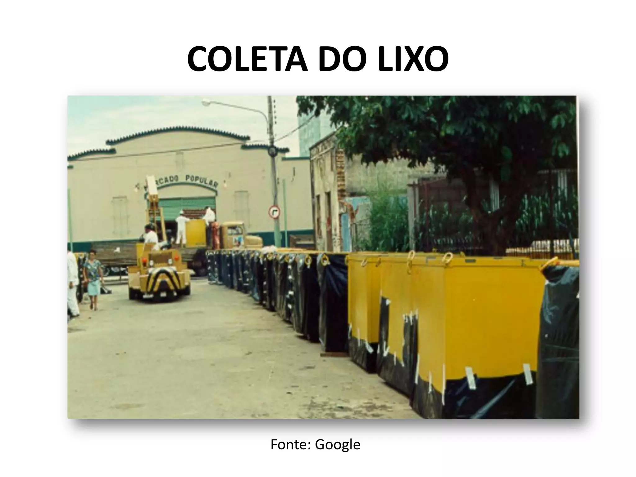 COLETA DO LIXO
Fonte: Google
 