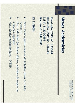 Acidentes de trabalho