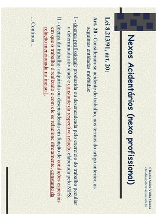 Acidentes de trabalho