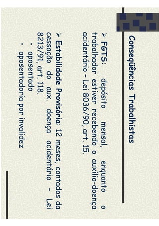 Acidentes de trabalho