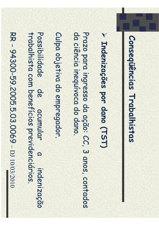 Acidentes de trabalho