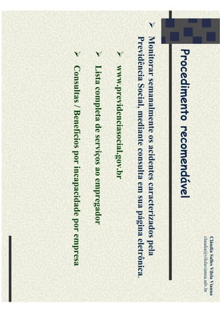 Acidentes de trabalho