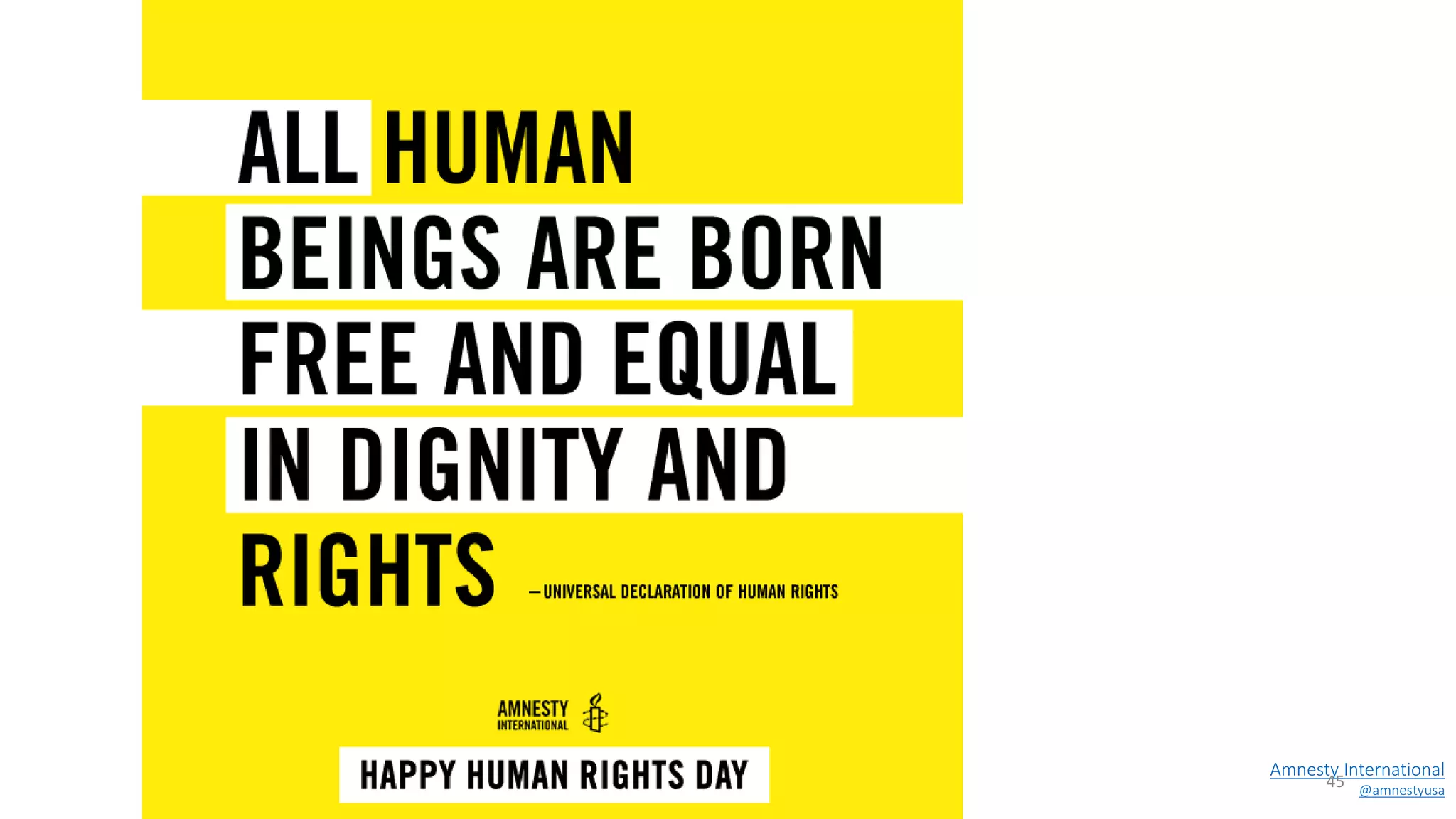 Amnesty International
@amnestyusa
45
 
