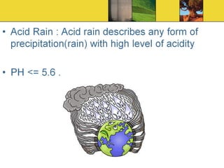 Acidification & acid rain
