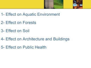 Acidification & acid rain
