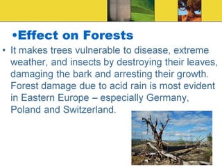 Acidification & acid rain