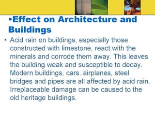 Acidification & acid rain