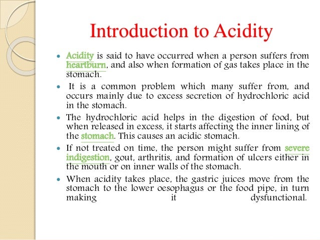 Acidity Definition Causes Symptoms And Treatment Of Acidity 