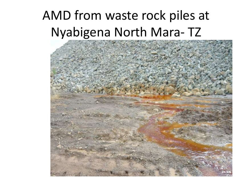 Acid mine drainage occurrence and its remediation