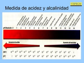 Medida de acidez y alcalinidad 