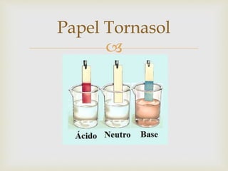 Papel Tornasol 
 
 