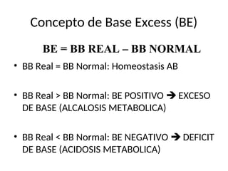Equilibrio acido base en un ser humano - | PPT