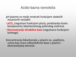 Acidobazna ravnoteza | PPT