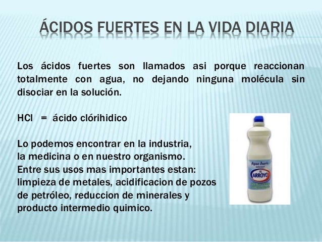 Àcidos bases en la vida diaria