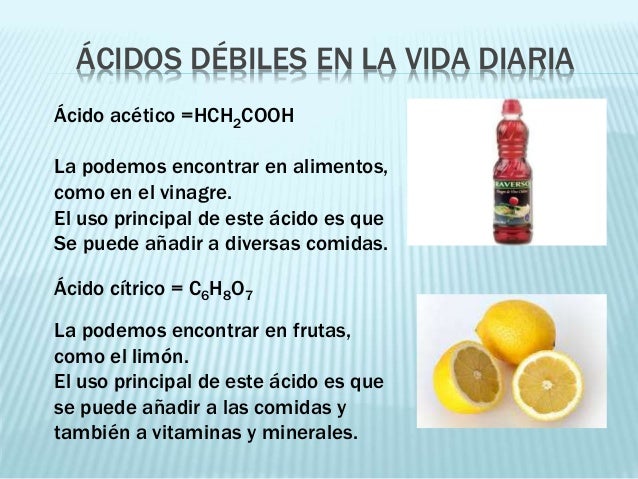 Àcidos bases en la vida diaria