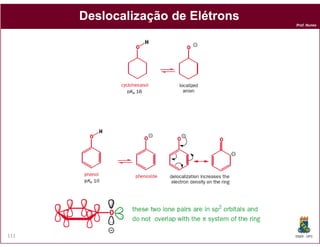 Deslocalização de Elétrons
                                   Prof. Nunes




111                                DQOI - UFC
 