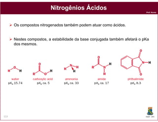 Nitrogênios Ácidos
                                                                           Prof. Nunes




      Os com...