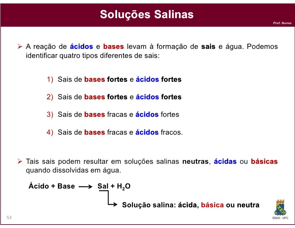 Como Saber Se O ácido é Forte Ou Fraco