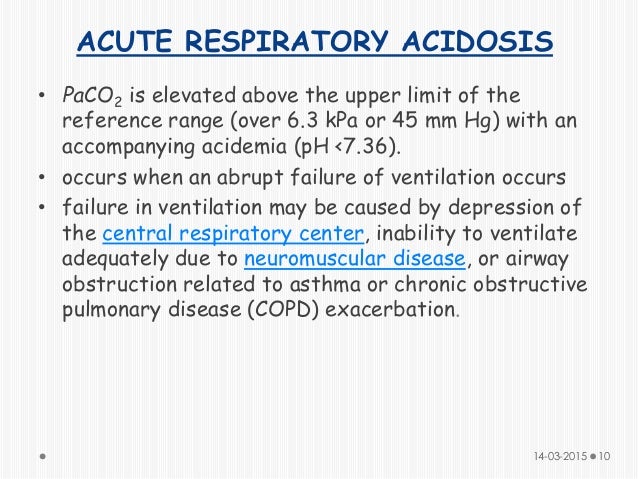 Acidosis and alkalosis